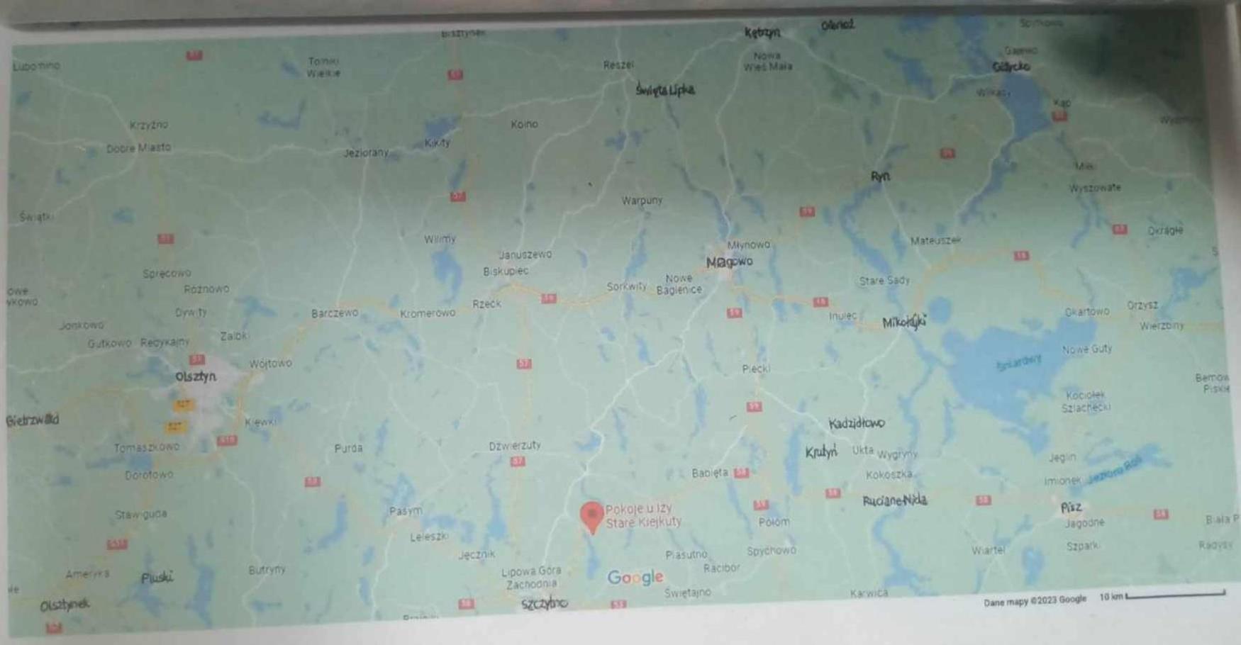 Pokoje U Izy Stare Kiejkuty Szczytno (Warmian-Masurian) Exterior foto